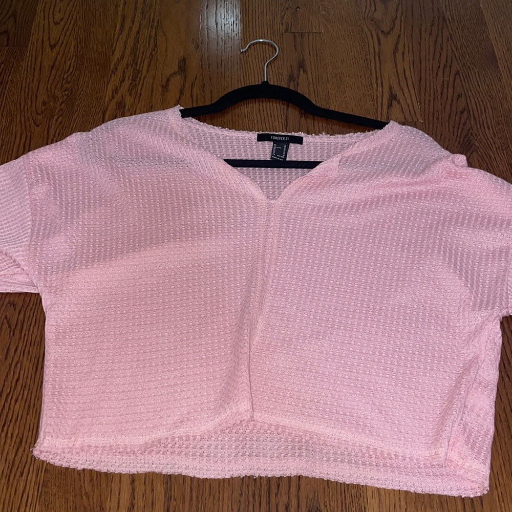 Forever 21 cropped sweater, size medium